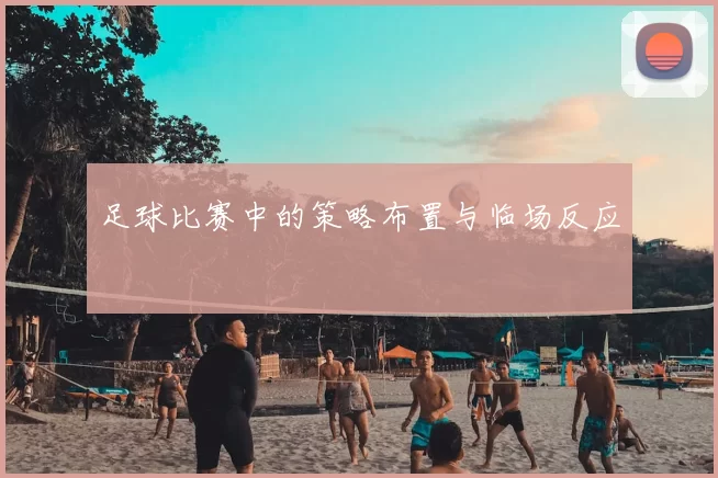 足球比赛中的策略布置与临场反应